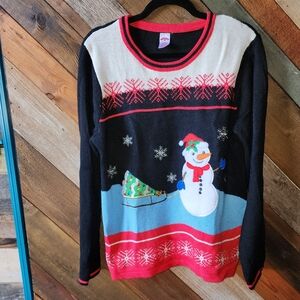 Snowman Ugly Christmas sweater Medium